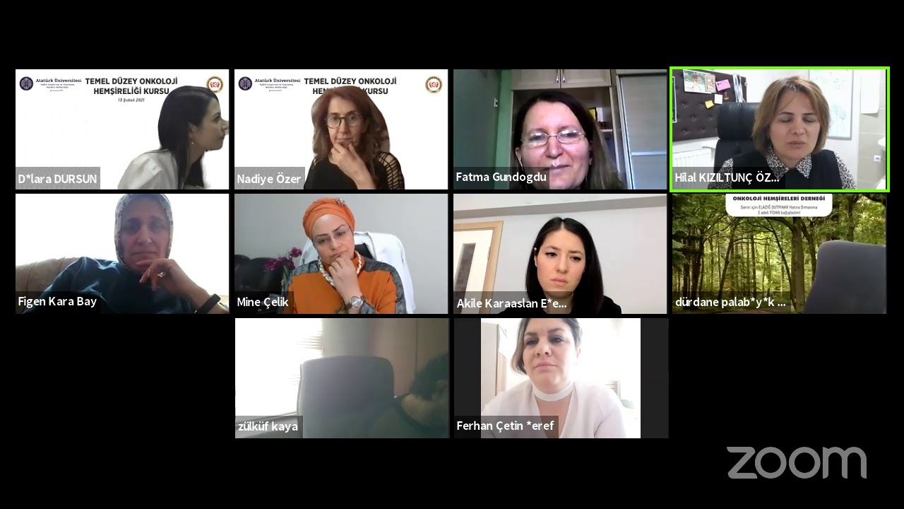 Temel Düzey Onkoloji Hemşireliği Kursu - II. Oturum