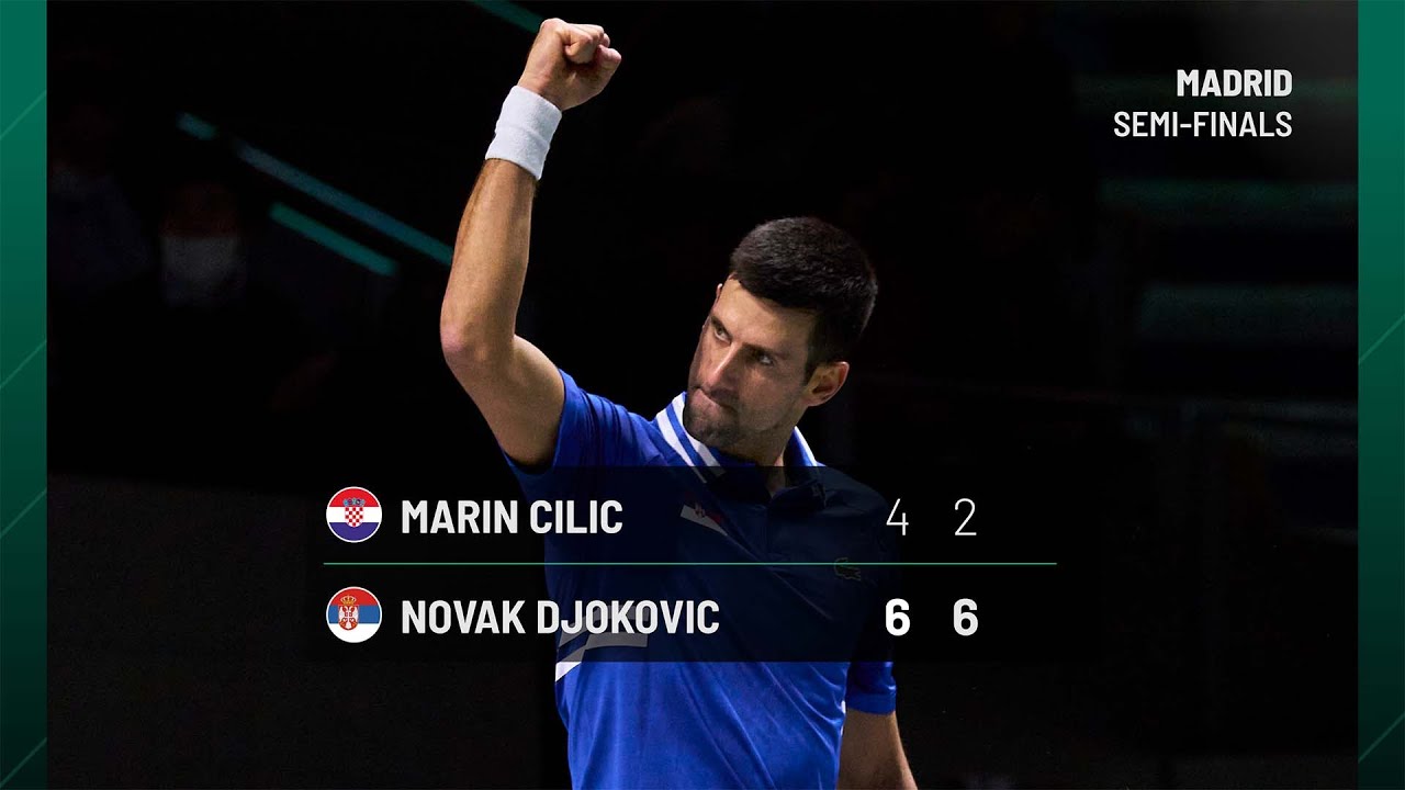 Cilic vs Djokovic CROATIA vs SERBIA Match 2 Highlights