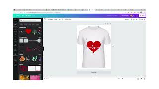SIMPLE  COUPLE T-SHIRT DESIGN USING CANVA #trending #tutorial #learning screenshot 2