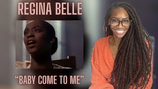 First Time Hearing Regina Belle - Baby Come To Me  | REACTION 🔥🔥🔥