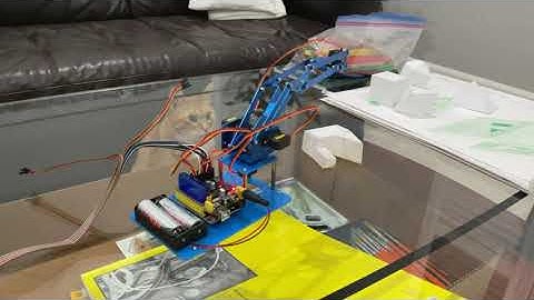 Keyestudio 4dof Robotic Arm built by Haaris Chaudhry