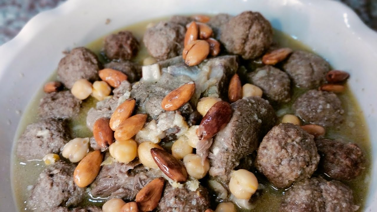 مثوم العاصمي مرقة بيضاء recette mtewem