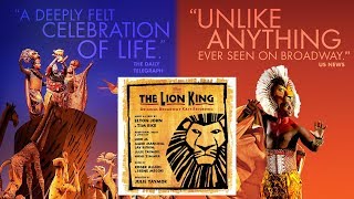 08. Be Prepared | The Lion King (Original Broadway Cast Recording)