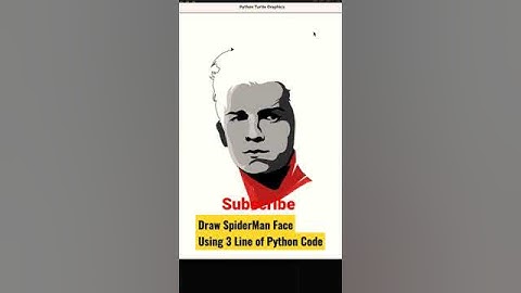 Drawing Tom Holland Face using Python (Spiderman) #shorts #tomholland #tomholland #spiderman