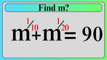 Nice Algebra Math Problem | Find the Value of m | Olympiad