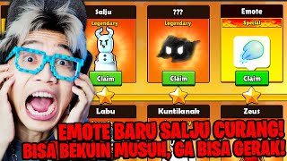 BEKU!!! BELI EMOTE BARU SALJU, BISA JADIIN ES MUSUH LANGSUNG KETAKUTAN! AUTO CROWN DI STUMBLE GUYS!!