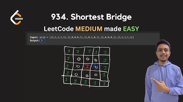 934. Shortest Bridge | Graphs | LeetCode Daily Challenge