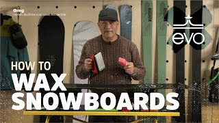 How to Wax a Snowboard