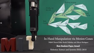 RSS 2018 - In-Hand Manipulation via Motion Cones (Best Student Paper Award)