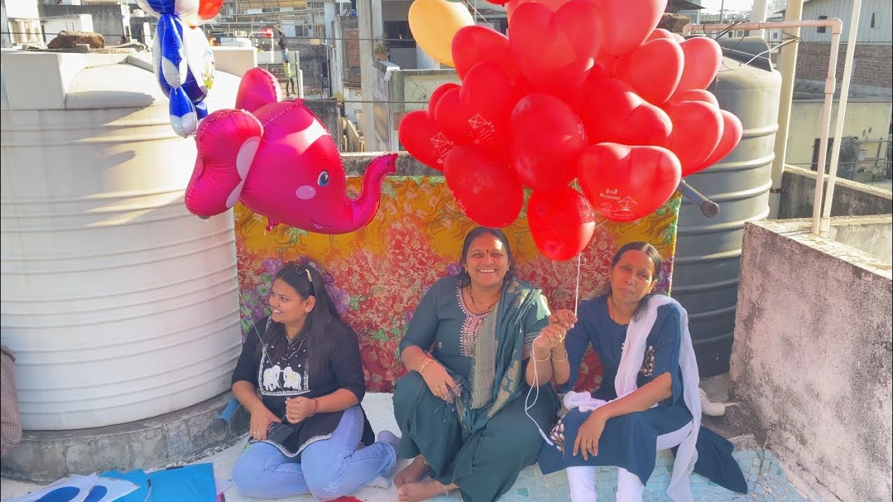 Surat skies are alive with kites 🪁🫶 