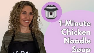 1-Minute Chicken Noodle Soup | INSTANT POT RECIPE by 365 Days of Slow and Pressure Cooking 17,755 views 3 months ago 2 minutes, 28 seconds