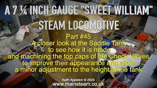 Thumbnail for A 7 ¼ INCH GAUGE "SWEET WILLIAM" LOCOMOTIVE - PART #45