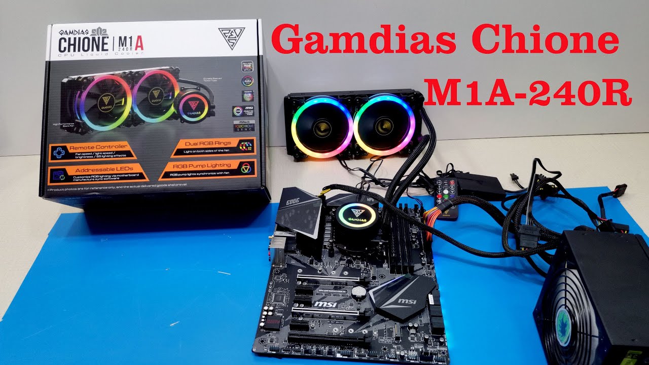 Gamdias Case Fan Cooling CHIONE M1A-280R 