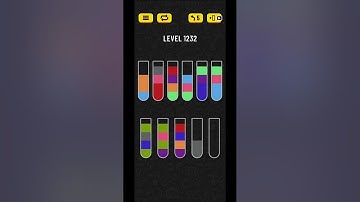 Water sort puzzle level 1232