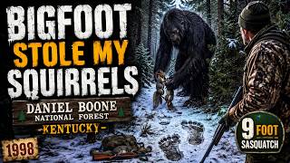 BIGFOOT STOLE MY SQUIRRELS IN THE DANIEL BOONE NATIONAL FOREST IN KENTUCKY | ACTIVITY FOLLOWED US