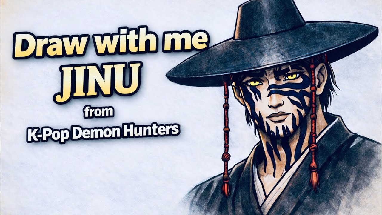 How To Draw Demon Jinu | Step By Step | KpopDemon hunters