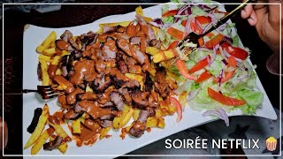 Le repas préféré de mes enfants 🍟🥩 | Dîner facile pour une soirée Netflix en famille.