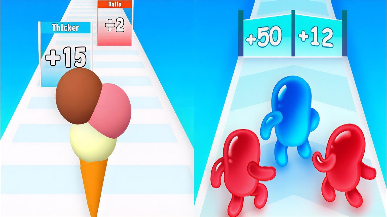 Ice Cream Rush VS Join Blob Max All Levels SpeedRun Gameplay 