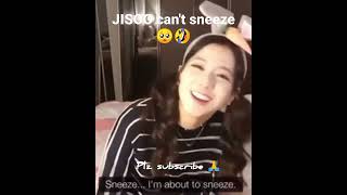 JISOO can't sneeze 🤧🤣#kim jisoo#blackpink#lisa#jennie#rosé