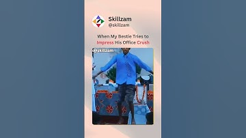 When My Bestie Tries to Impress His Office Crush 😂💼❤️ | Smooth or Cringe? | Skillzam #work #crush