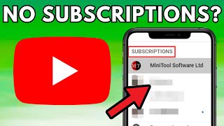 how to fix youtube subscriptions not showing up | solve internal error encountered (2024 fixes)