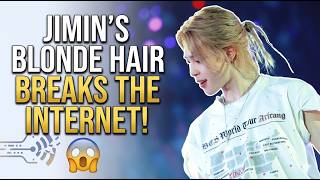 JIMIN'S BLONDE HAIR BREAKS THE INTERNET! 😱#bts #jimin