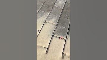 Tiles + sand = aesthetic 🧡  #construction #commercialpaving #satisfying #works #diy
