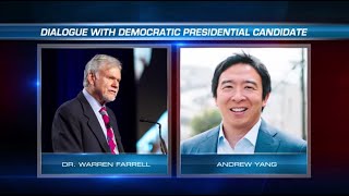 Andrew Yang Demonstrates Understanding of The Boy Crisis with Dr. Warren Farrell