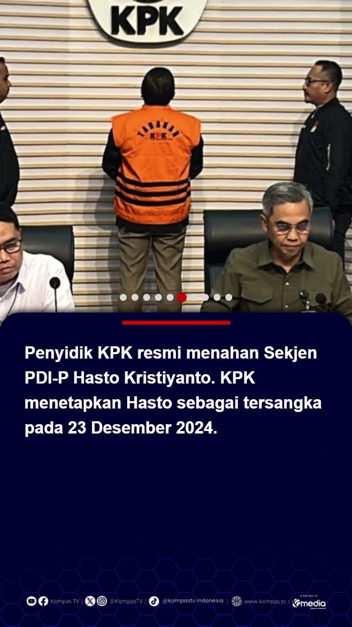 Hasto Ditahan KPK, PDI-P Pastikan Tidak ada Pergantian Sekjen #pdiperjuangan #hastokristiyanto