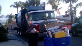 Part 3 | 57234 on recycle CR&R Garbage truck in action!