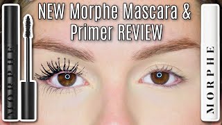 NEW MORPHE MAKE IT BIG VOLUMIZING MASCARA REVIEW, DEMO, AND 7 HR WEAR TEST | new drugstore mascara