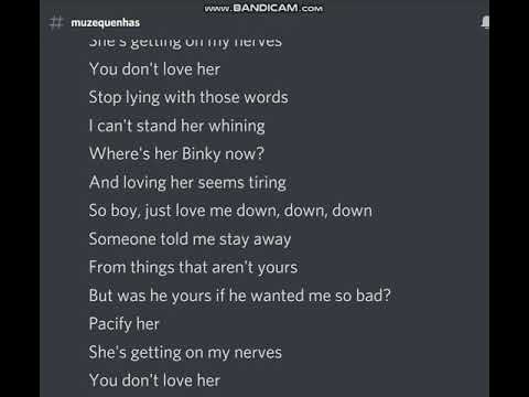 Pacify Her - Lyrics by Discord - YouTube