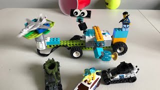 LEGO WeDo 2.0 Robot Sweeper, Spinner, Fan. STEM with 6yo boy