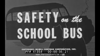 ' SAFETY ON THE SCHOOL BUS '  1951 SUPERIOR COACH CO. EDUCATIONAL FILM   41354