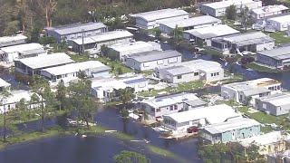Sky 10 aerials over devastation in southwest Florida