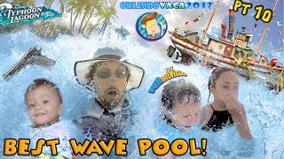 BEST WAVE POOL EVER! DISNEY EMPLOYEES ARE GANGSTER! SHOTS FIRED! Water Park Rides  FUNnel Summer