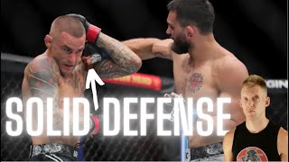 Dustin Poirier's Defense vs Saint Denis