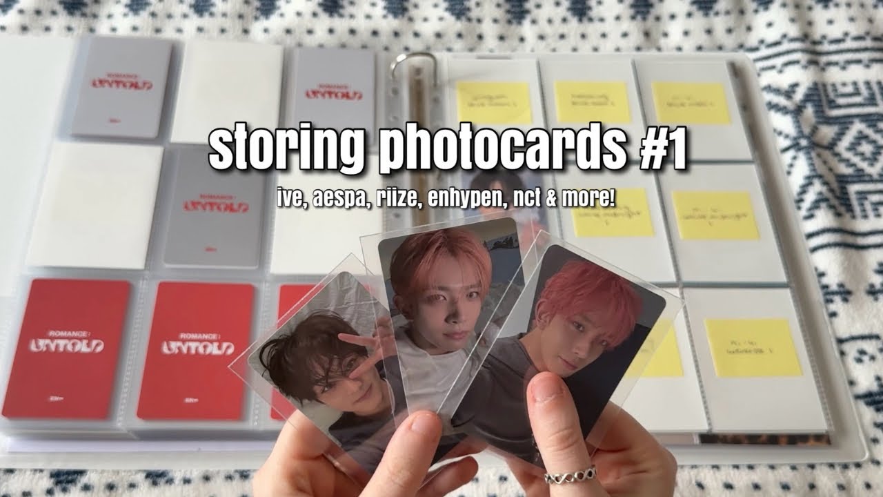 storing photocards #1 ☆ ive, aespa, riize, enhypen, nct, illit & more!