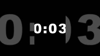 3 Minute Timer with Cuckoo Alarm | Countdown 180 Seconds - No Music (1080p) HD screenshot 1