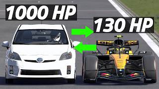 PRIUS vs F1 But SWAPPING Engines