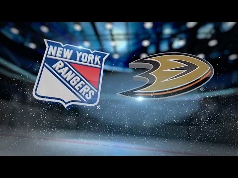 New York Rangers vs. Anaheim Ducks (26.03.2017) Highlights (60 fps)