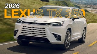 2026 Lexus Tx 350 Plug In Hybrid Luxury Suv With Power And Cl