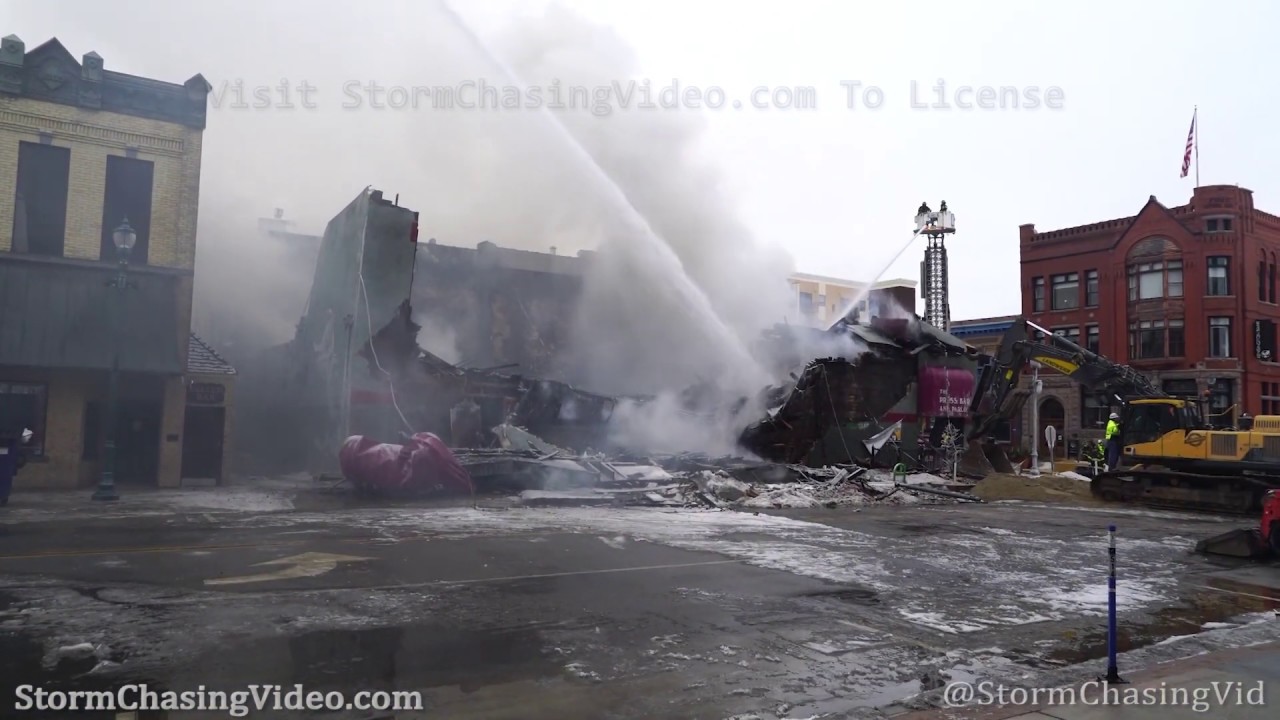 Five Alarm Fire Destroys Historic Press Bar In Downtown St Cloud, MN