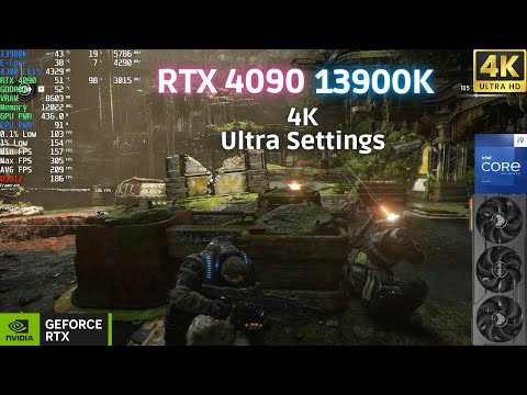 Gears 5 - Ultra Settings 4K | RTX 4090 | 13900K 5.8GHz