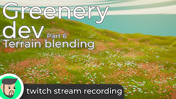 Greenery dev part 6 - Terrain blending | Unity shader stream