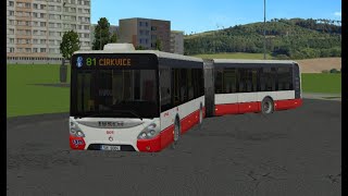 SIMT SIMULÁTOR - linka/line 81 (23)- autobus - Iveco Urbanway 18M CNG DPMÚL ev. č. 809 (adaptace)