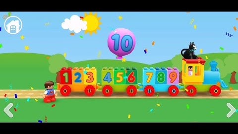 Lego duplo world  number  train early learning for kids