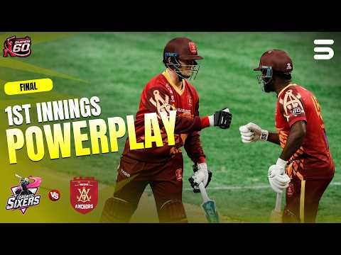 1st Innings Powerplay | Toronto Sixers Vs Vancouver Anchors | Final | Canada Super 60 2026 | ZQ1J