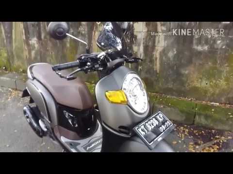 Modifikasi Scoopy All New Matte Brown Pakai Ring 14 Takasago Excel Asia Gold Youtube