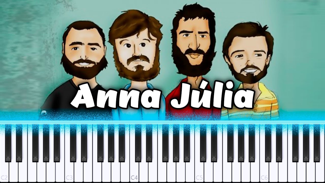 💙Como Tocar Anna Júlia - Los Hermanos - Piano Tutorial💙